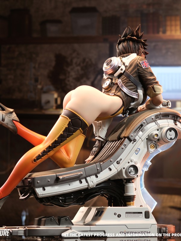 Dtalon Studio Overwatch Tracer Lena Oxton Hot Sexy 1/4 Statue